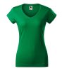 Fit V-neck póló női fűzöld XS