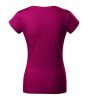 Fit V-neck póló női fukszia XS