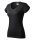 Fit V-neck póló női ébenszürke S