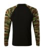 Camouflage LS póló unisex barna terepszín S