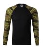 Camouflage LS póló unisex zöld terepszín XS