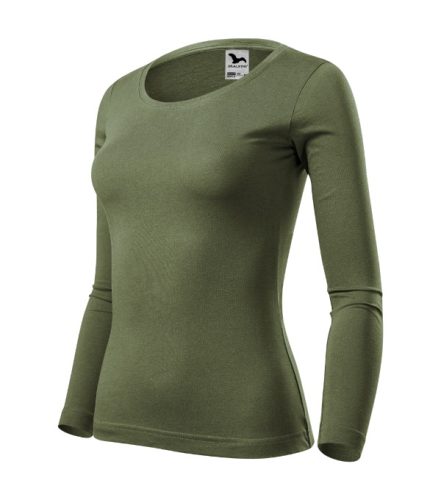 Fit-T LS póló női khaki XS