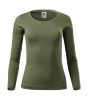 Fit-T LS póló női khaki XS