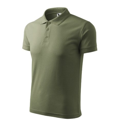 Pique Polo galléros póló férfi khaki 2XL