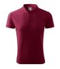 Pique Polo galléros póló férfi garnet XL