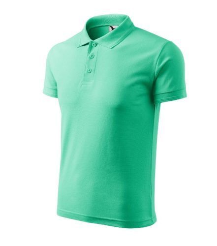 Pique Polo galléros póló férfi menta 3XL