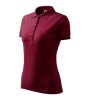 Pique Polo galléros póló női garnet 2XL