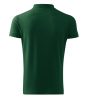 Cotton Heavy galléros póló férfi dark green S