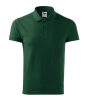 Cotton Heavy galléros póló férfi dark green 3XL