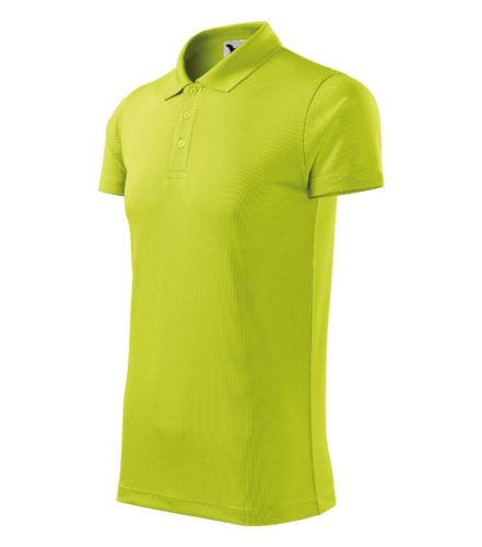 Victory galléros póló unisex lime L