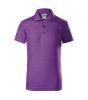 Pique Polo galléros póló gyerek lila 122 cm/6 éves