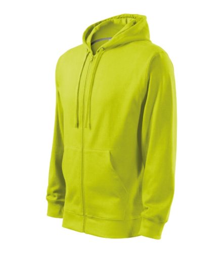 Trendy Zipper felső férfi lime S