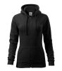 Trendy Zipper felső női fekete 2XL