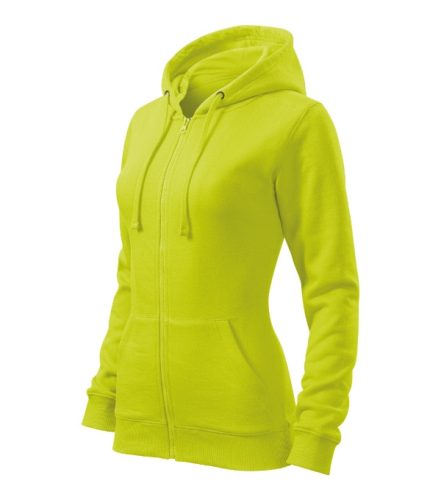 Trendy Zipper felső női lime S