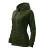 Trendy Zipper felső női military M