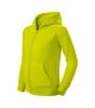 Trendy Zipper felső gyerek lime 158 cm/12 éves