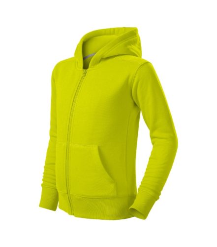 Trendy Zipper felső gyerek lime 146 cm/10 éves