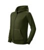 Trendy Zipper felső gyerek military 158 cm/12 éves