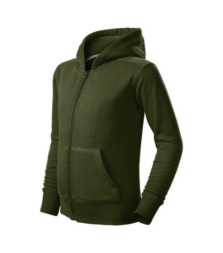Trendy Zipper felső gyerek military 134 cm/8 éves