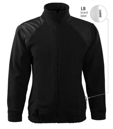 Jacket Hi-Q polár unisex fekete 01 (brand label) S