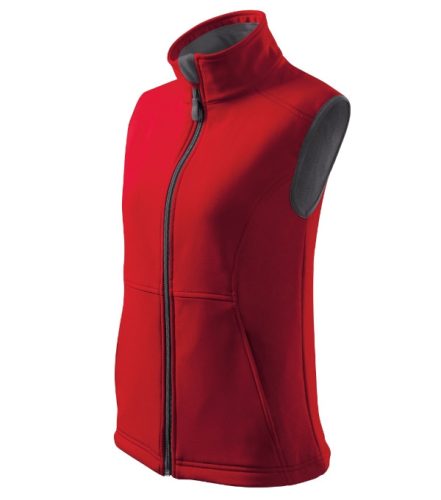 Vision softshell mellény női piros XS