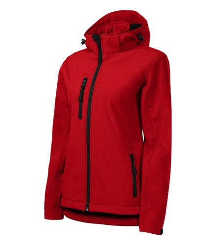 Performance softshell kabát női piros 3XL