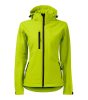 Performance softshell kabát női lime M