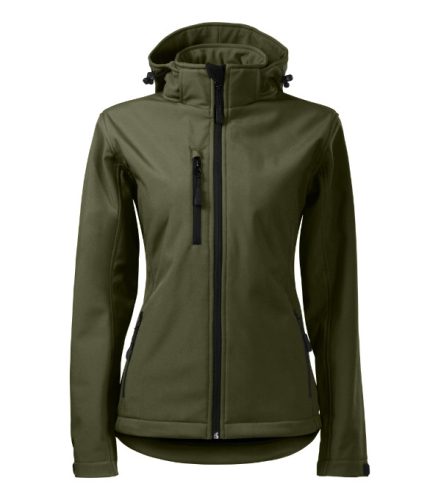 Performance softshell kabát női military M