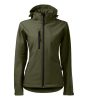 Performance softshell kabát női military 2XL