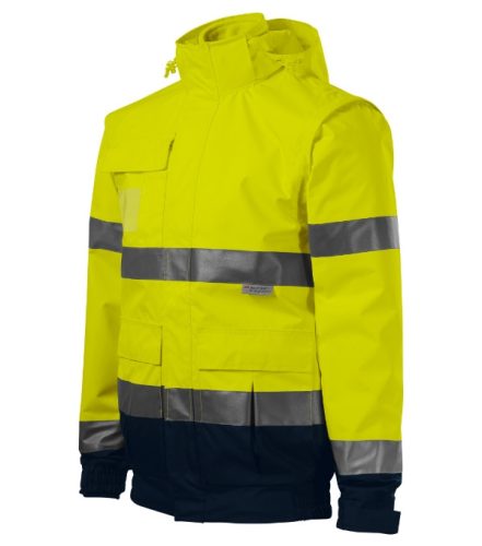 HV Guard 4 in 1 jacket unisex fluoreszkáló sárga 3XL