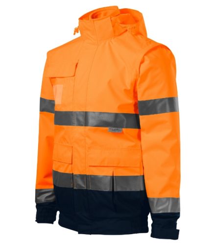 HV Guard 4 in 1 jacket unisex fluoreszkáló narancssárga 3XL