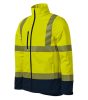 HV Drop softshell kabát unisex fluoreszkáló sárga M