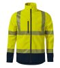 HV Drop softshell kabát unisex fluoreszkáló sárga M