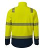 HV Drop softshell kabát unisex fluoreszkáló sárga M