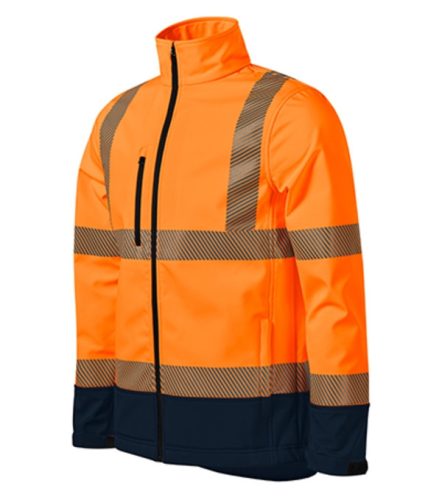 HV Drop softshell kabát unisex fluoreszkáló narancssárga 2XL