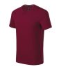 Action V-neck póló férfi garnet S