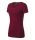 Action V-neck póló női garnet S