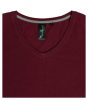 Action V-neck póló női garnet S