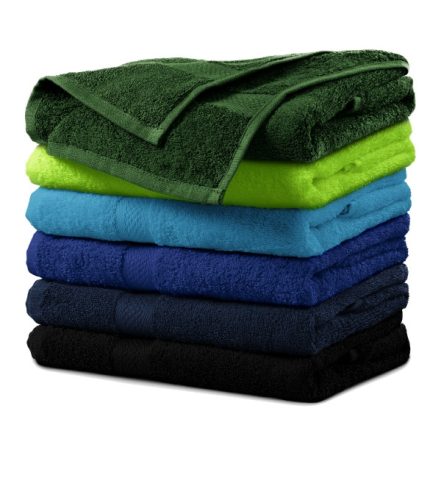 Bath Towel 450 fürdőlepedő unisex fekete 70 x 140 cm