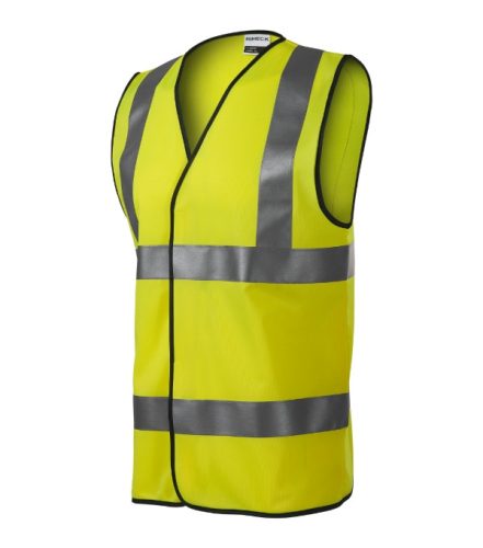 HV Bright biztonsági mellény unisex fluoreszkáló sárga M