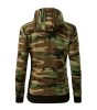 Camo Zipper felső női barna terepszín XS