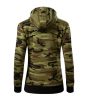 Camo Zipper felső női zöld terepszín XS