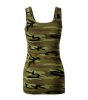 Camo Triumph atléta női zöld terepszín L