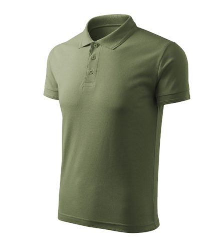 Pique Polo Free galléros póló férfi khaki XL