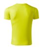 Pixel póló unisex neon sárga XL