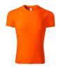 Pixel póló unisex neon narancssárga L