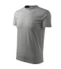 Base póló unisex sötétszürke melírozott 4XL