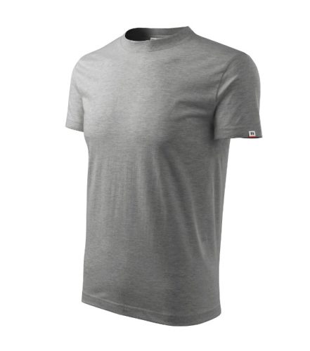 Base póló unisex sötétszürke melírozott 12 (brand label) M