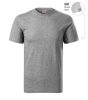 Base póló unisex sötétszürke melírozott 12 (brand label) M