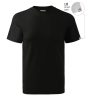 Base póló unisex fekete 01 (brand label) 3XL